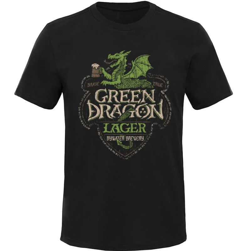 Lord of the Rings Green Dragon Lager T-Shirt - Nerd Alert