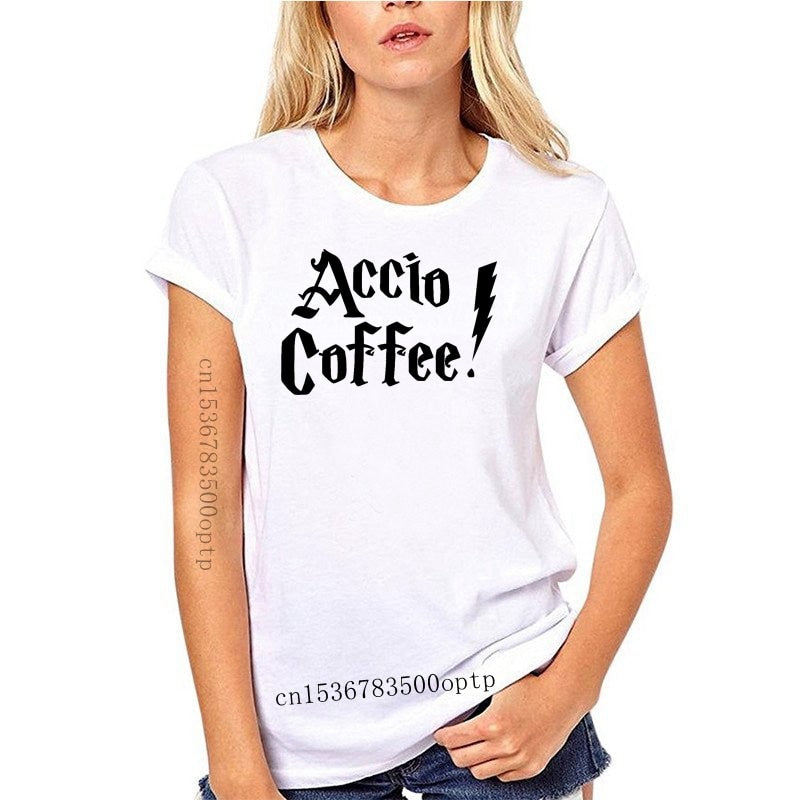 Harry Potter Accio Coffee Women’s T-Shirt - Nerd Alert