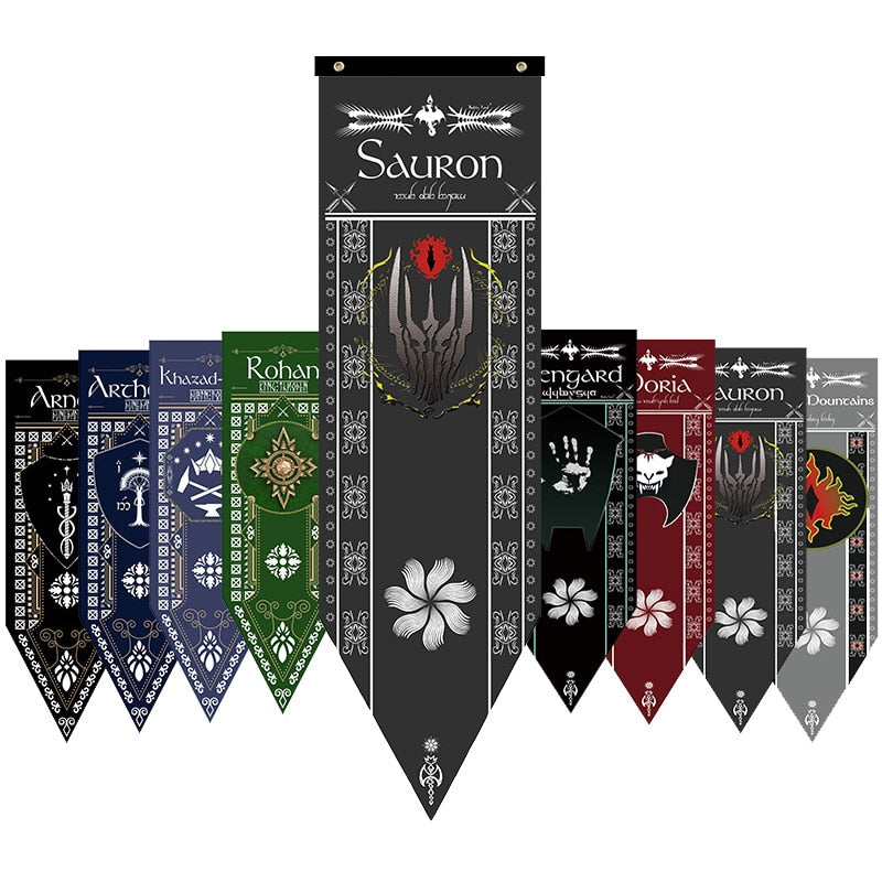 Lord of the Rings Flags Various Designs - Nerd Alert