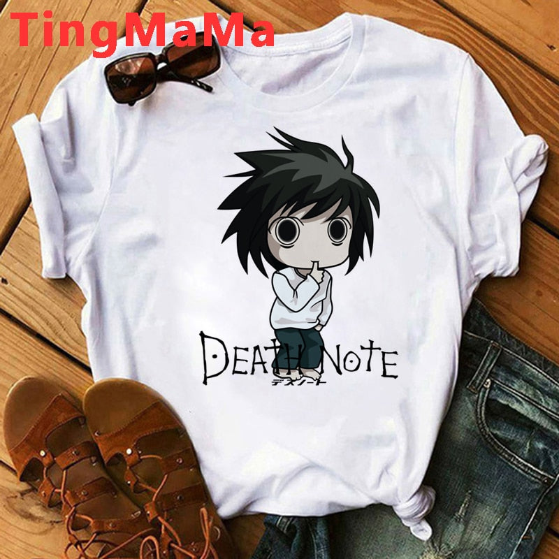Death Note L Thinking T-Shirt - Nerd Alert