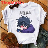 Death Note L Cartoon Sleeping T-Shirt - Nerd Alert