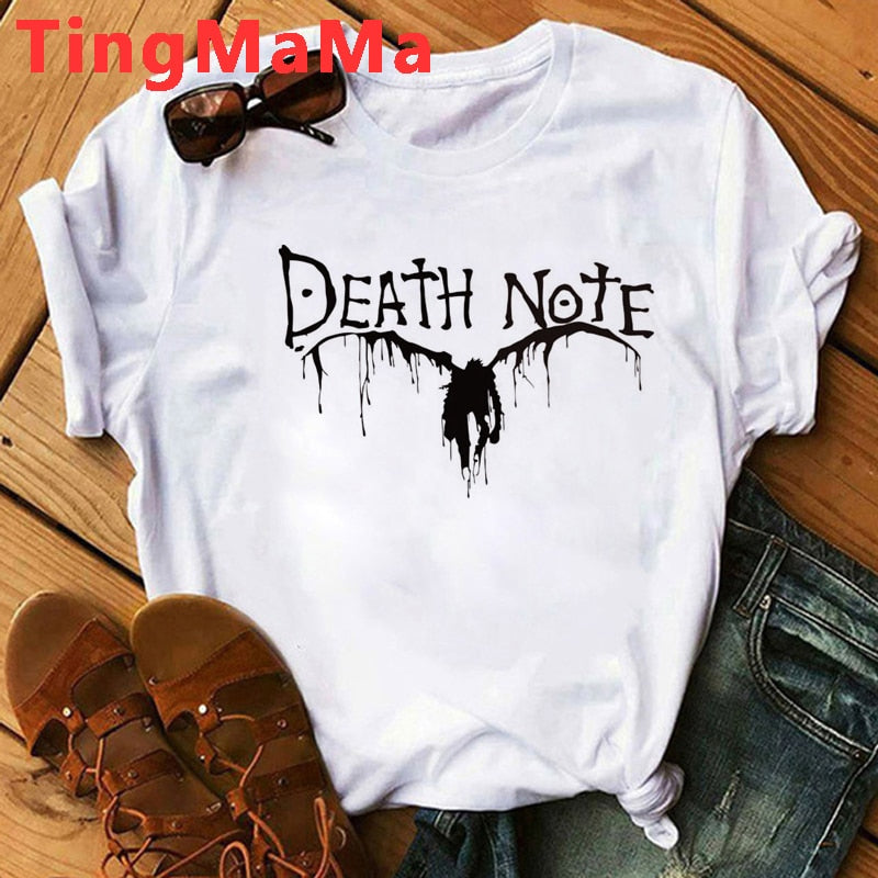 Death Note Ryuk Below Logo T-Shirt - Nerd Alert