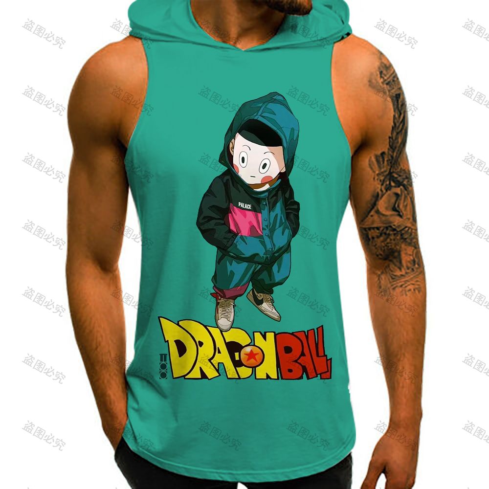 Dragon Ball Z Chiatzou Sleeveless T-Shirt with Hood - Nerd Alert