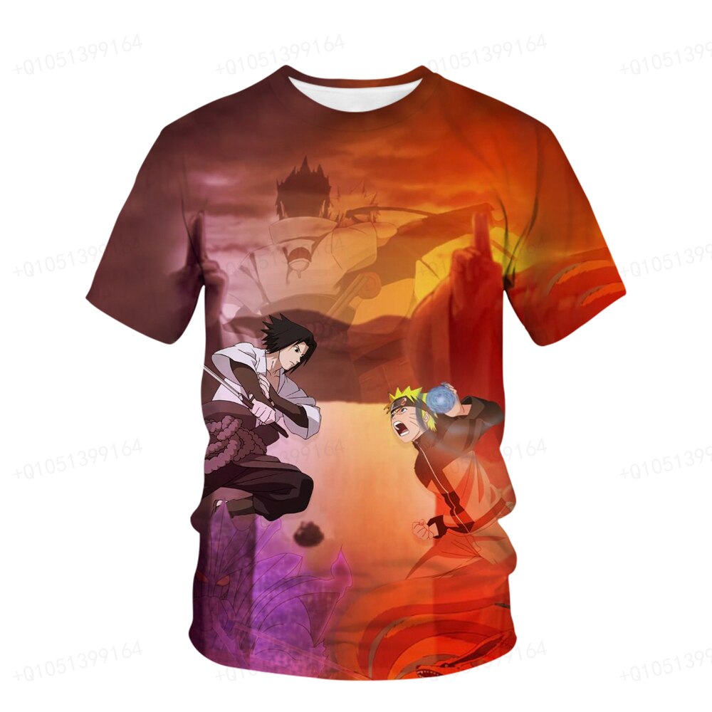 Naruto Vs. Sasuke T-Shirt - Nerd Alert