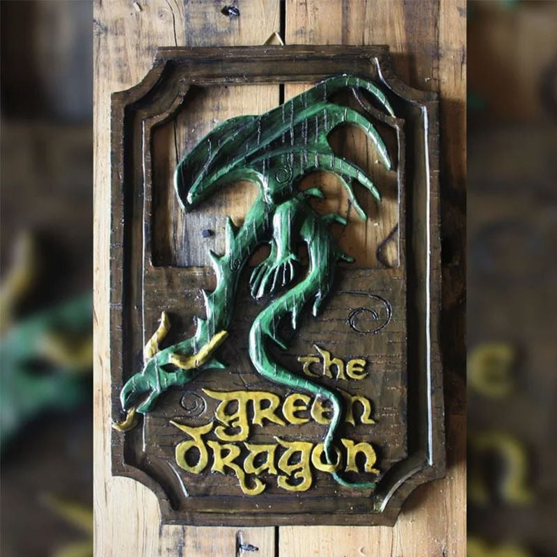 Lord of the Rings Prancing Pony and The Green Dragon Pub Signs - Nerd Alert