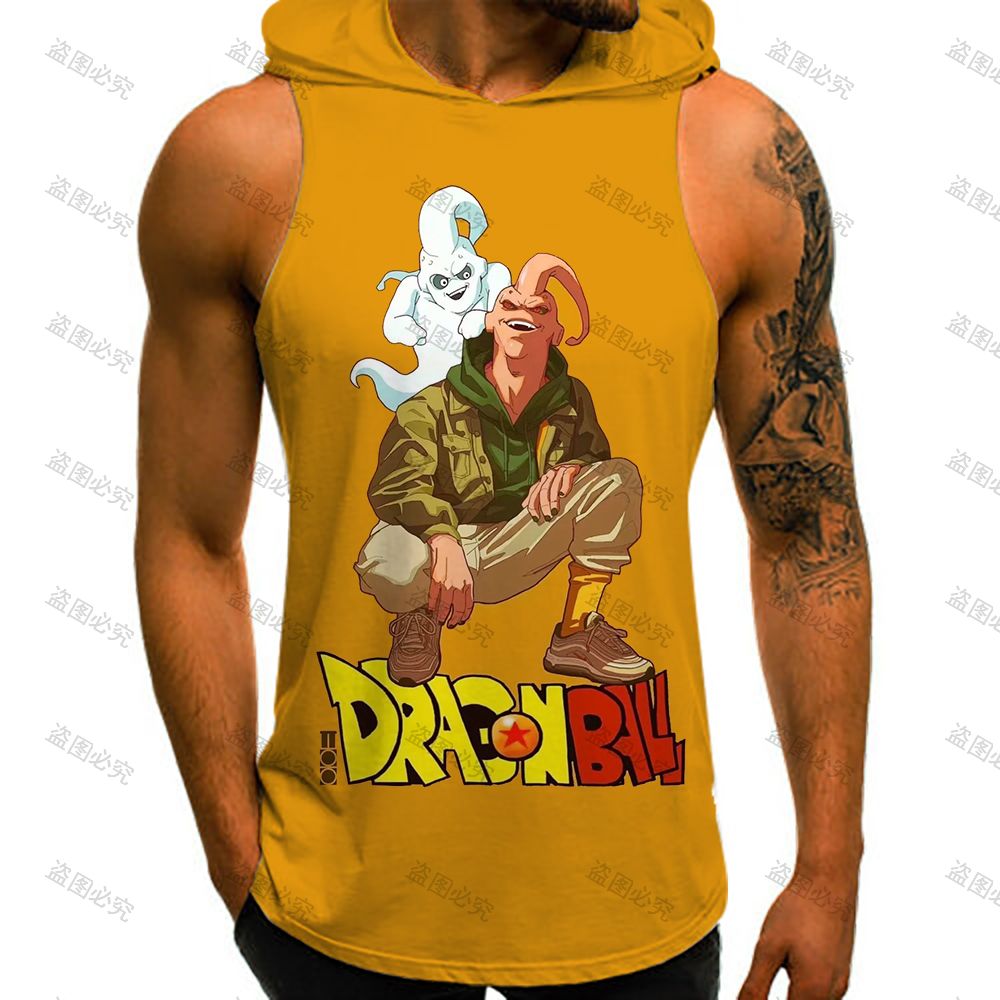 Dragon Ball Z Super Buu Sleeveless T-Shirt with Hood - Nerd Alert