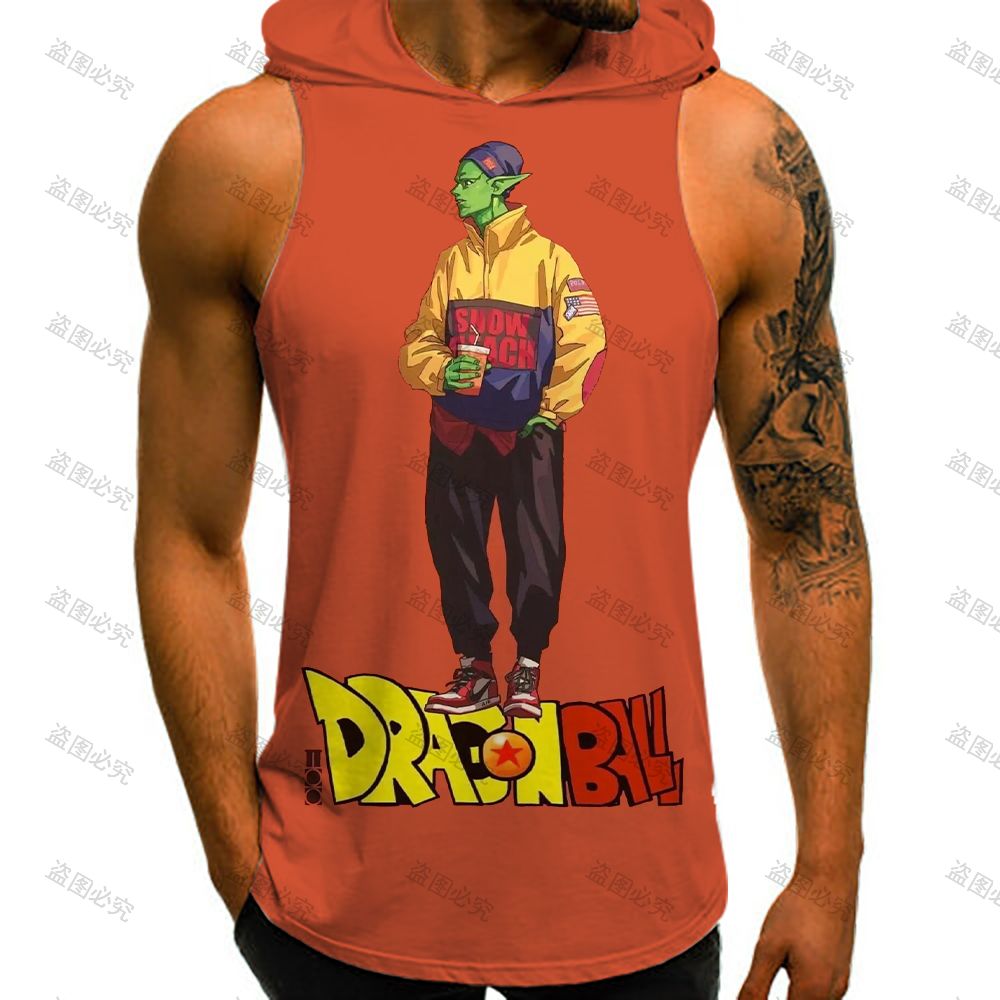 Dragon Ball Z Piccolo Sleeveless T-Shirt with Hood - Nerd Alert