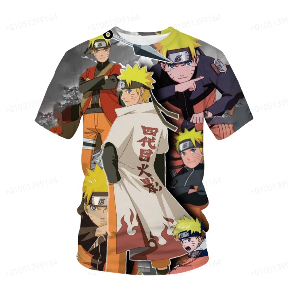 Naruto Various Outfits T-Shirt - Nerd Alert