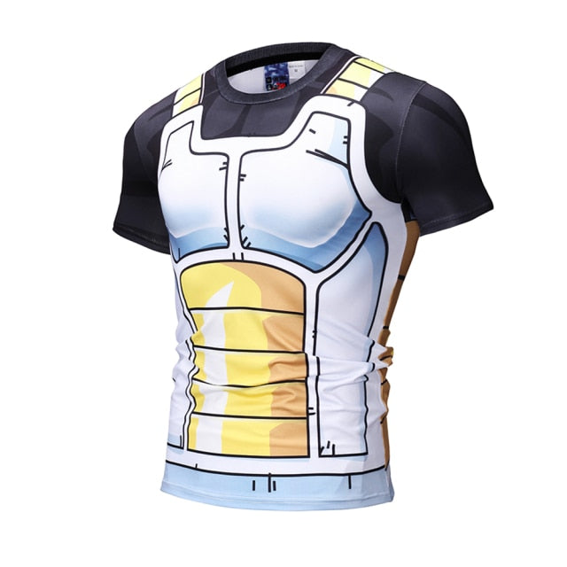 Vegeta Dragonball Super Short Sleeve Costume Top - Nerd Alert