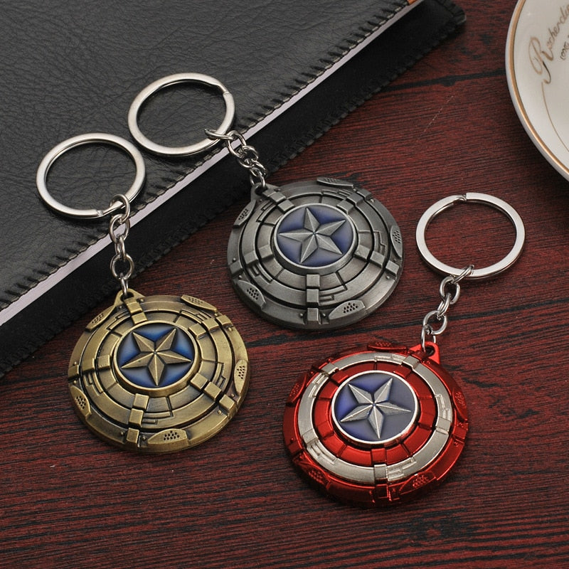 Marvel Captain American Shield Keychain - Nerd Alert
