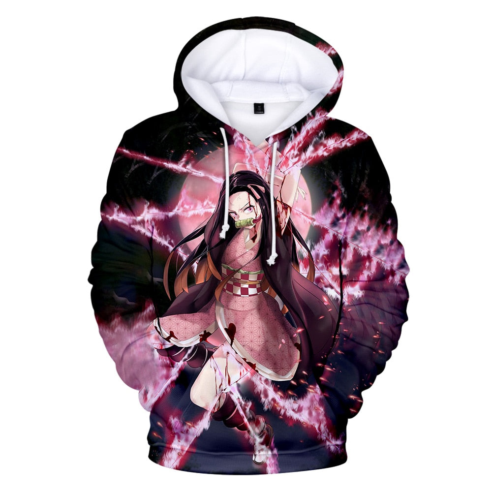 Demon Slayer Unisex Hooded Sweatshirt Various Designs - Nerd Alert