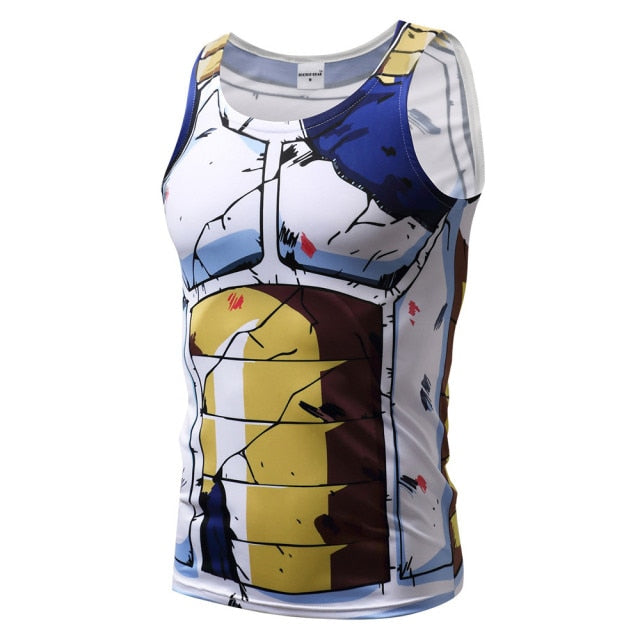 Vegeta Battle Vest Costume Top - Nerd Alert